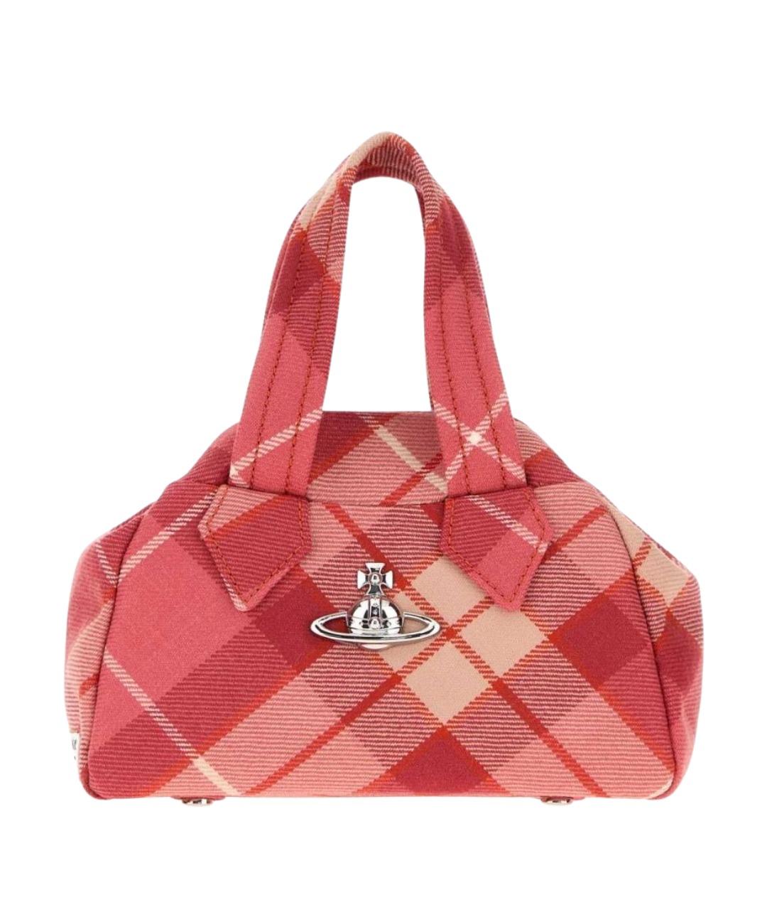 VIVIENNE WESTWOOD Мульти тканевая сумка с короткими ручками, фото 1