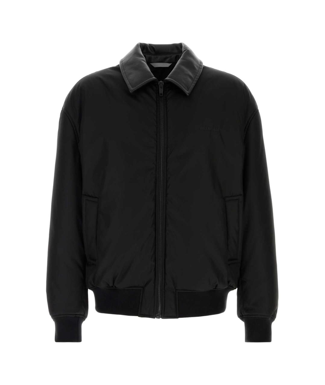 BALENCIAGA Черная полиэстеровая куртка, фото 1