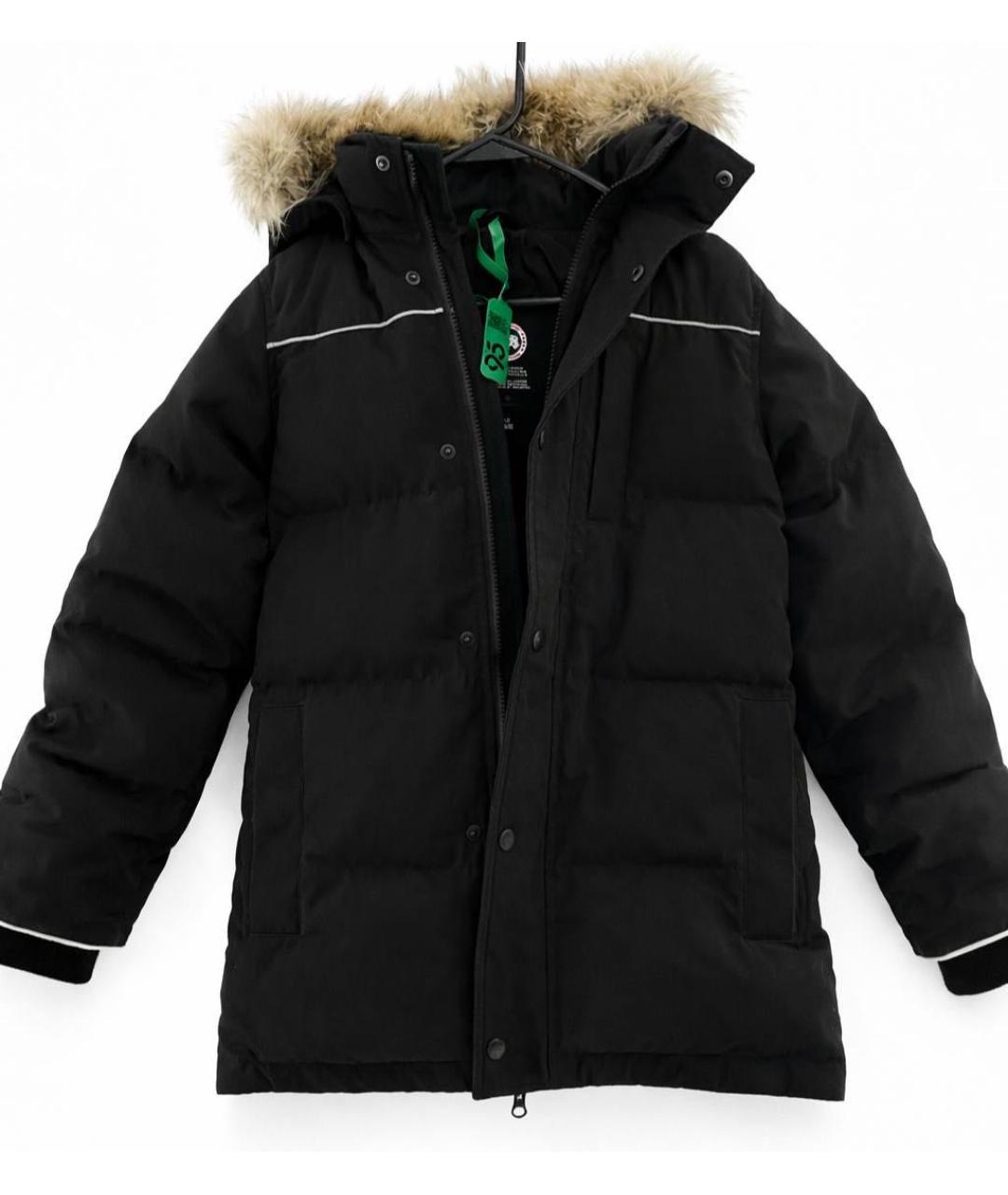 CANADA GOOSE Черная полиэстеровая куртка, фото 6