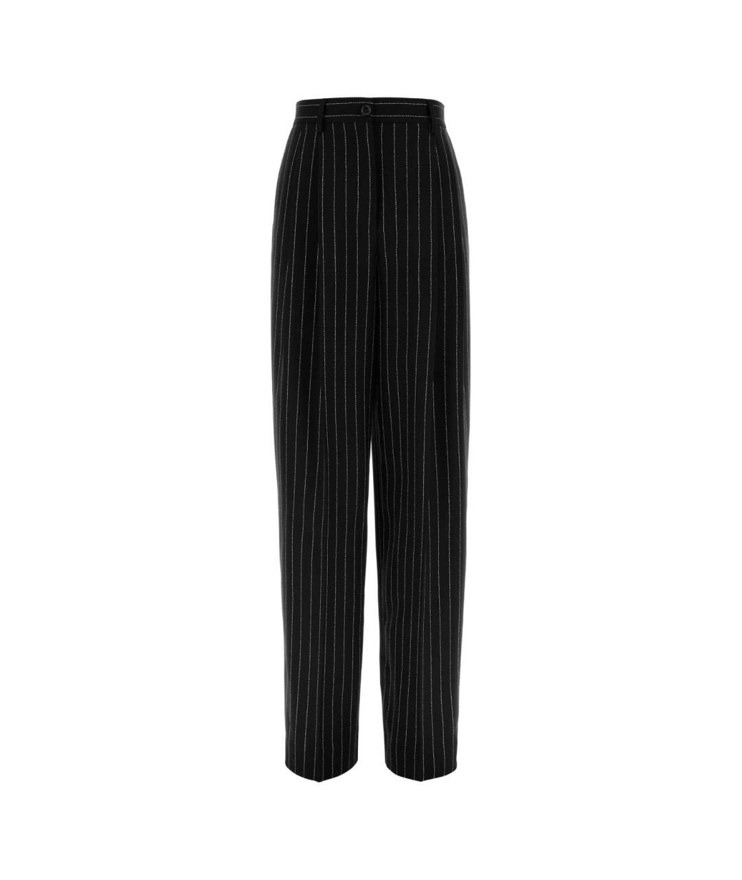 DOLCE&GABBANA Мульти шерстяные прямые брюки, фото 1