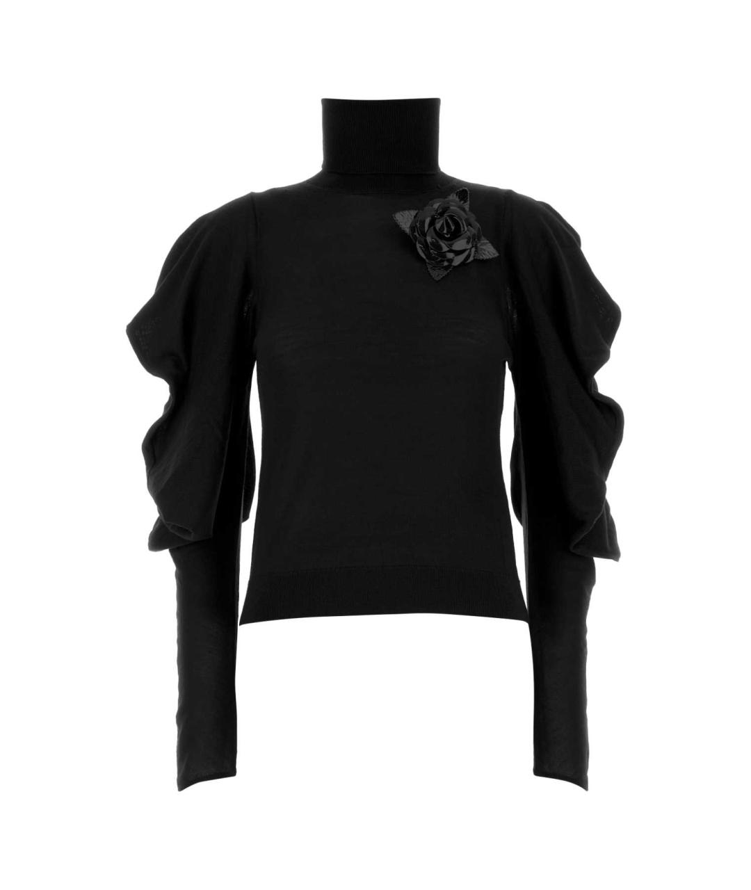 BLUMARINE Черный шерстяной джемпер / свитер, фото 1