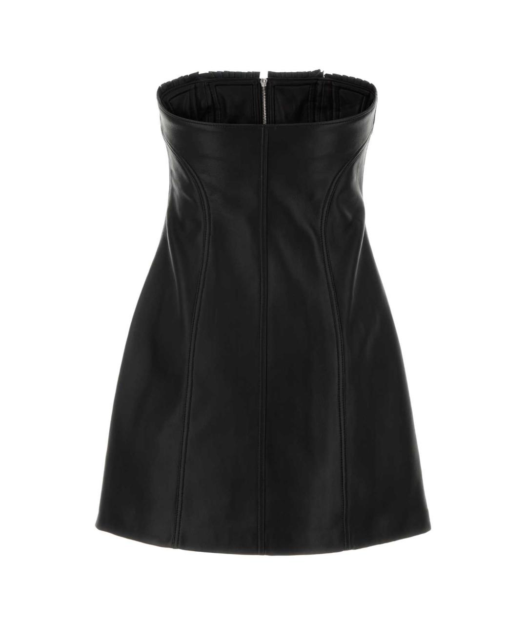 BLUMARINE Черное полиэстеровое платье, фото 2