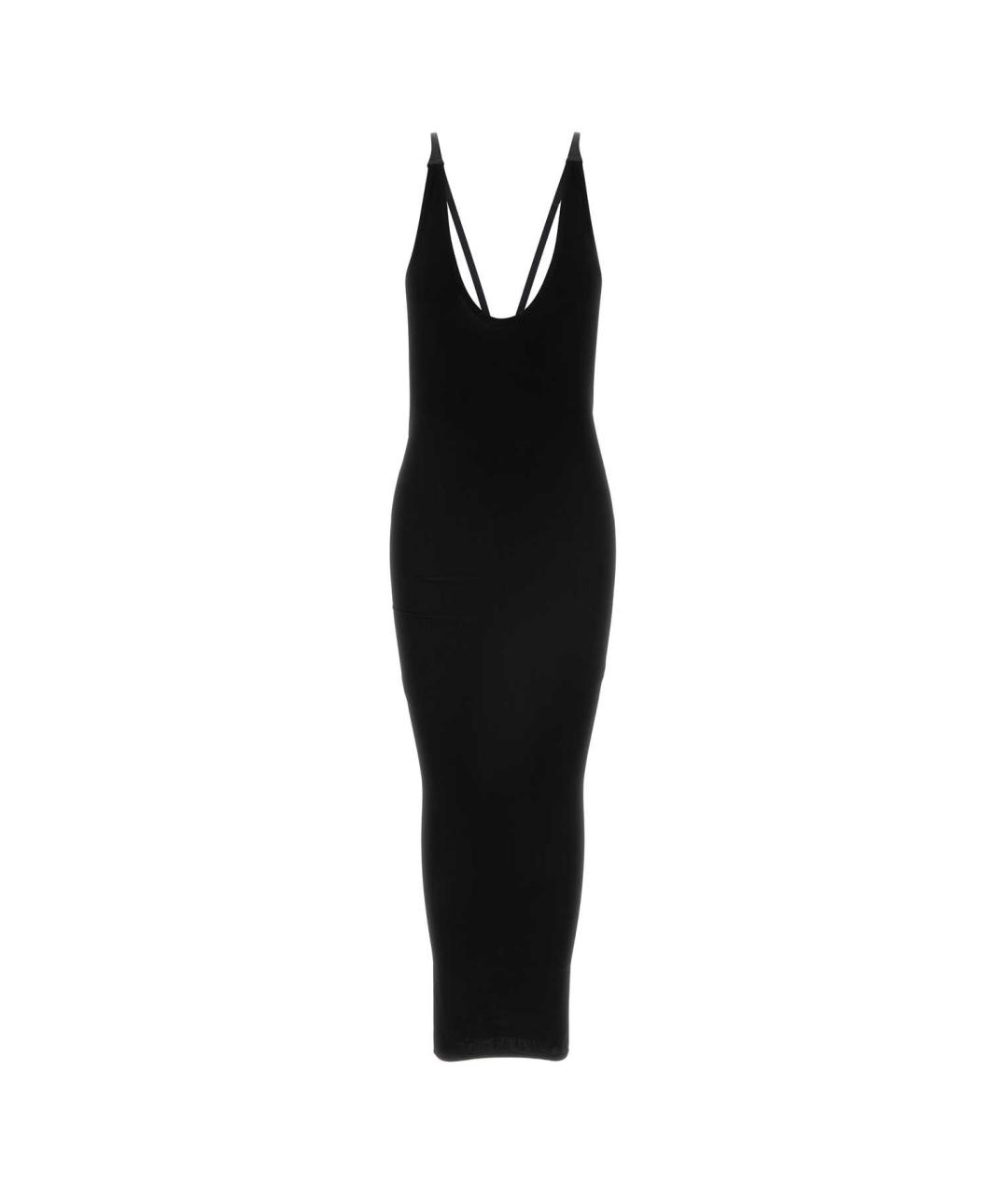 DSQUARED2 Черное вискозное коктейльное платье, фото 3