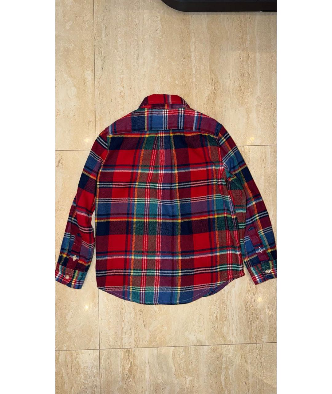 POLO RALPH LAUREN Красная хлопковая рубашка/блузка, фото 2