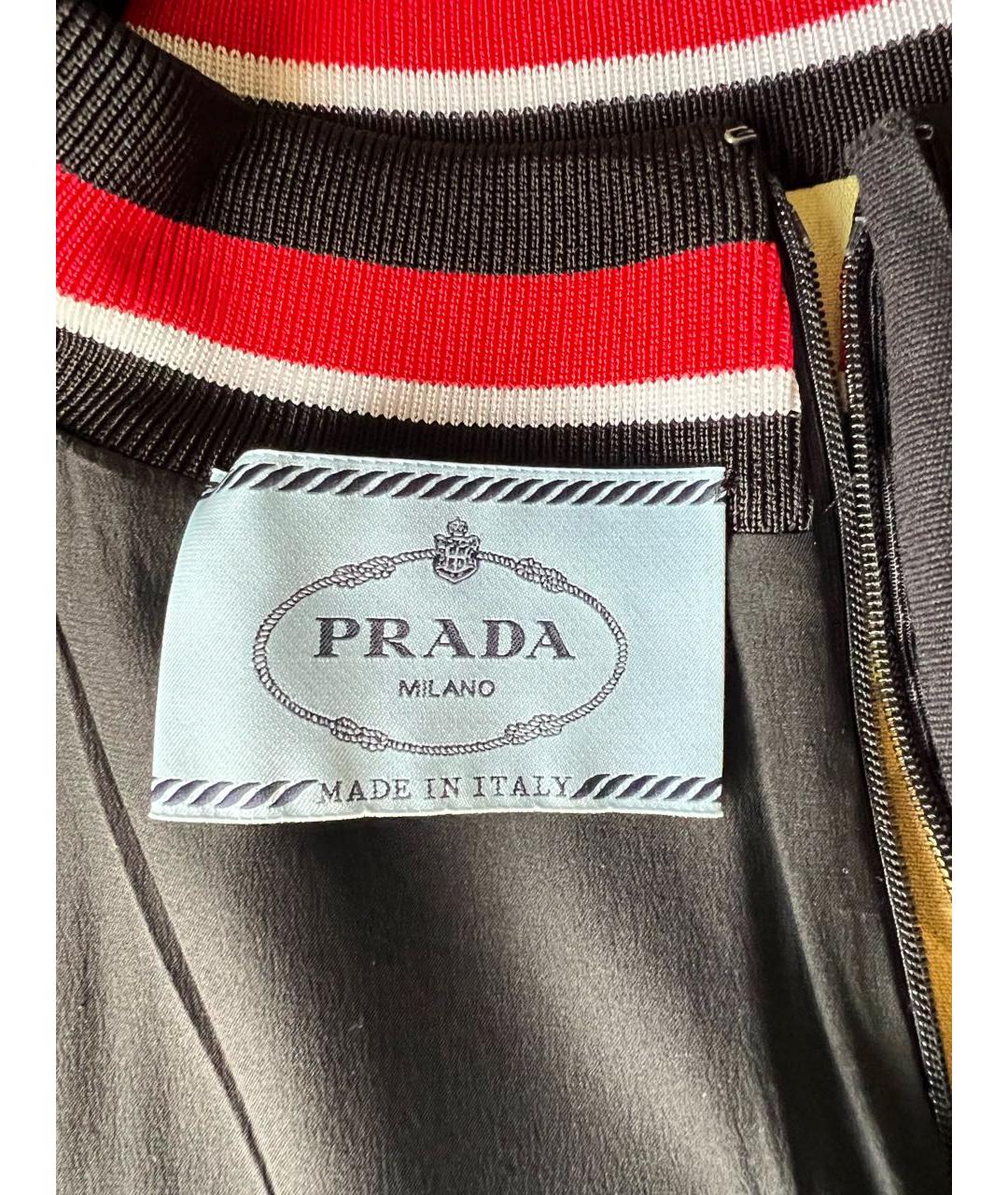 PRADA Желтое ацетатное платье, фото 3