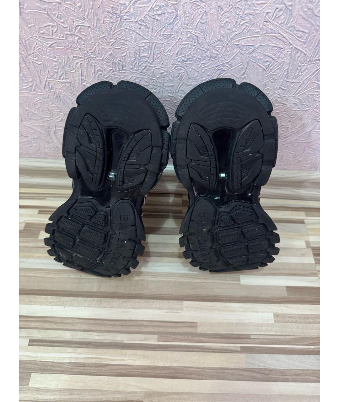 BALENCIAGA Черные резиновые кроссовки, фото 5