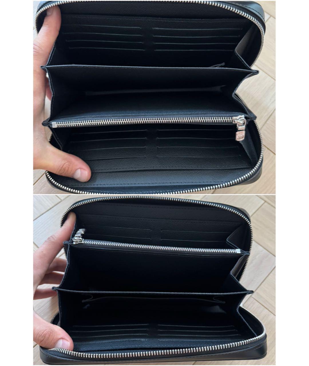 LOUIS VUITTON Черный кошелек, фото 8