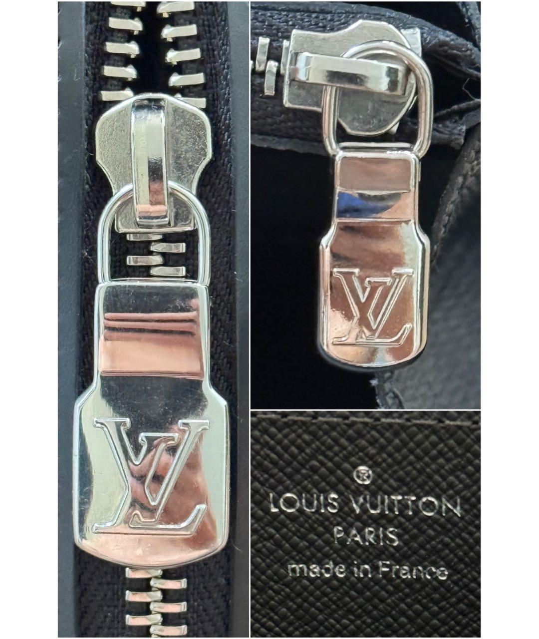 LOUIS VUITTON Черный кошелек, фото 7