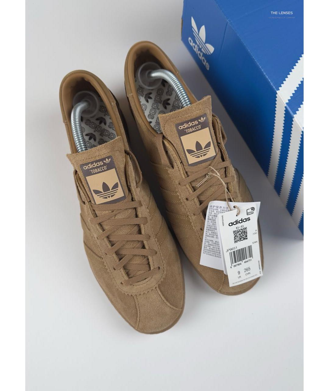 ADIDAS Коричневые замшевые низкие кроссовки / кеды, фото 3