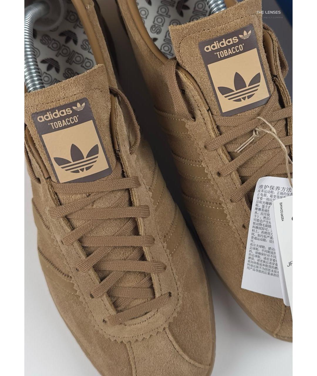 ADIDAS Коричневые замшевые низкие кроссовки / кеды, фото 4