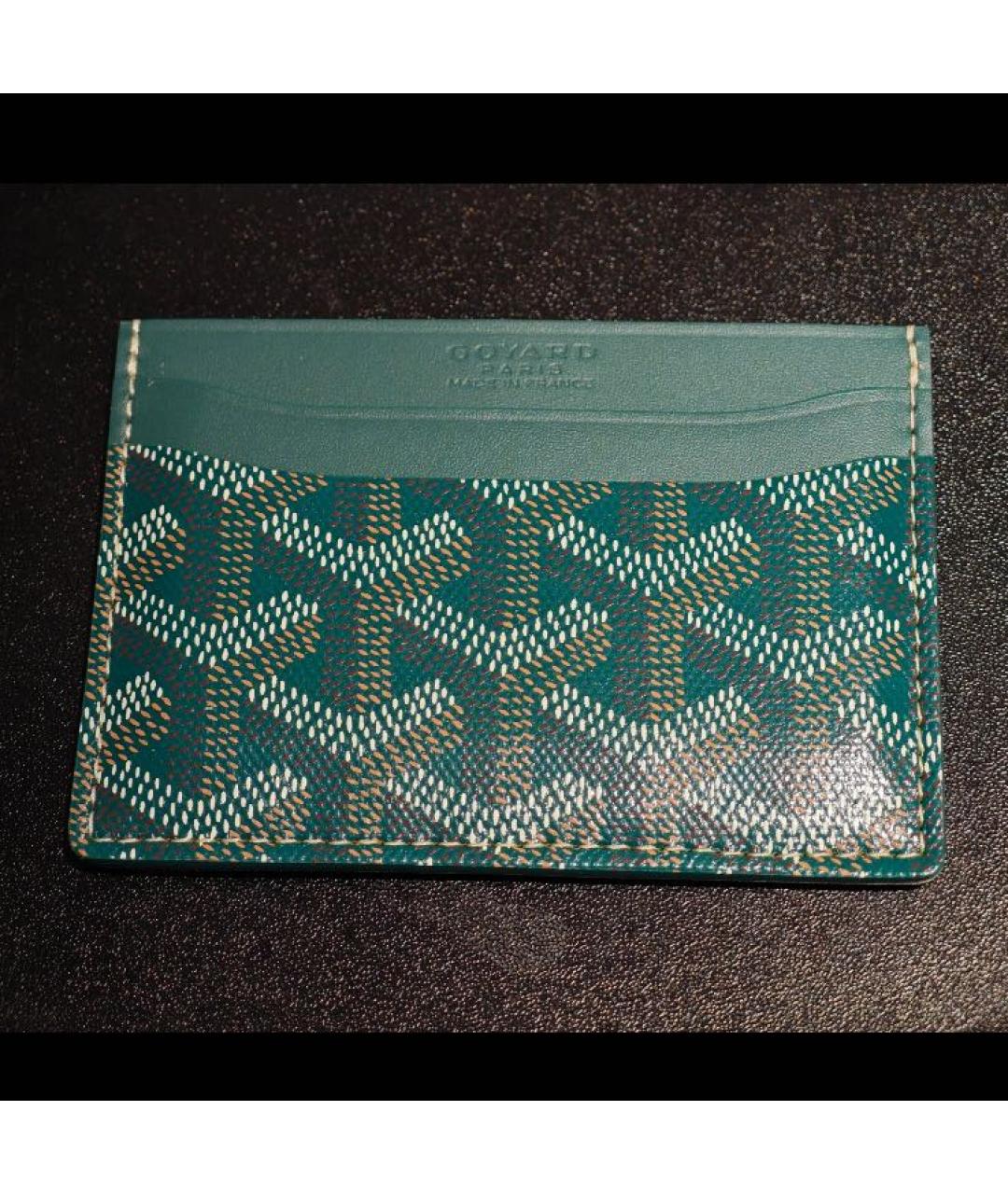 GOYARD Зеленый кардхолдер, фото 2