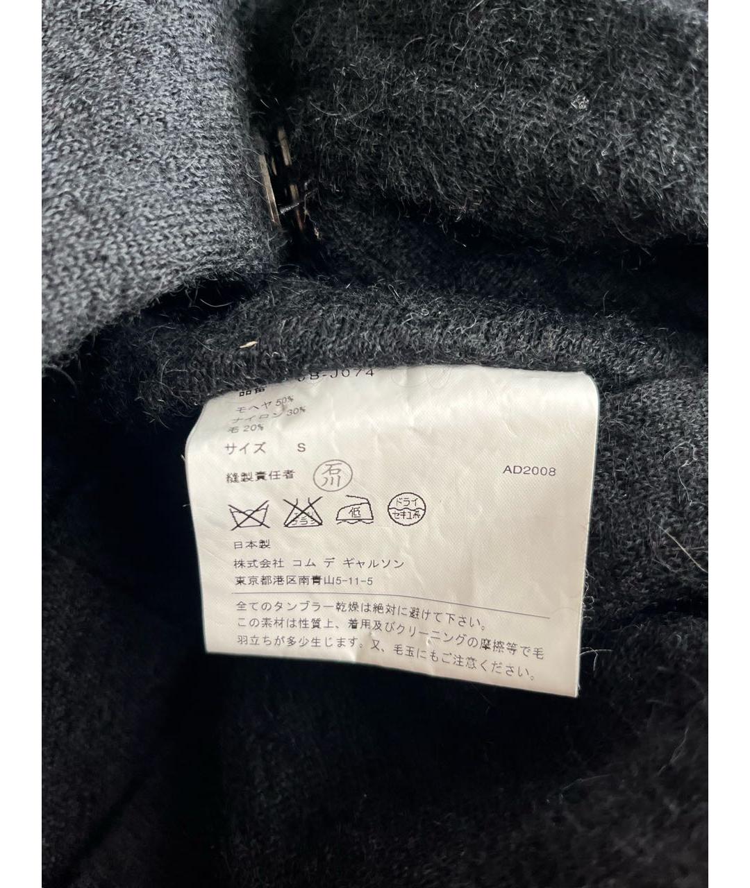JUNYA WATANABE COMME DES GARÇONS Черный шерстяной кардиган, фото 6