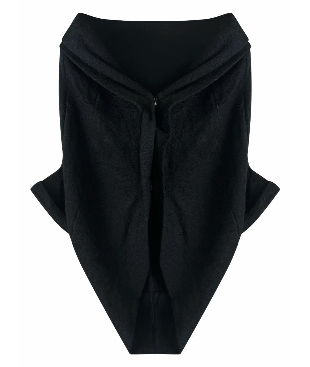 JUNYA WATANABE COMME DES GARÇONS Черный шерстяной кардиган, фото 1