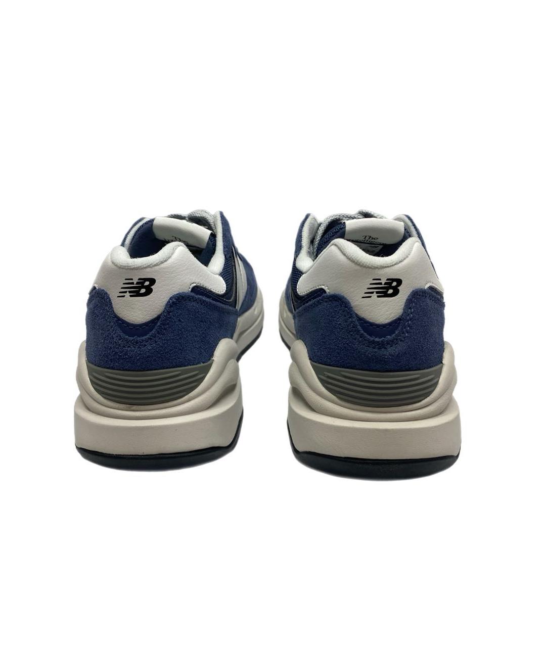 NEW BALANCE Голубые замшевые низкие кроссовки / кеды, фото 4
