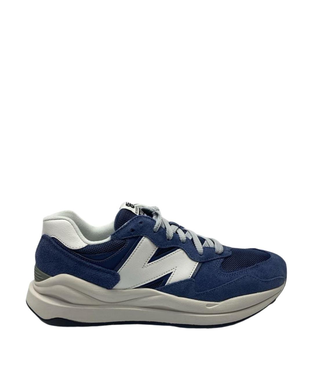 NEW BALANCE Голубые замшевые низкие кроссовки / кеды, фото 1