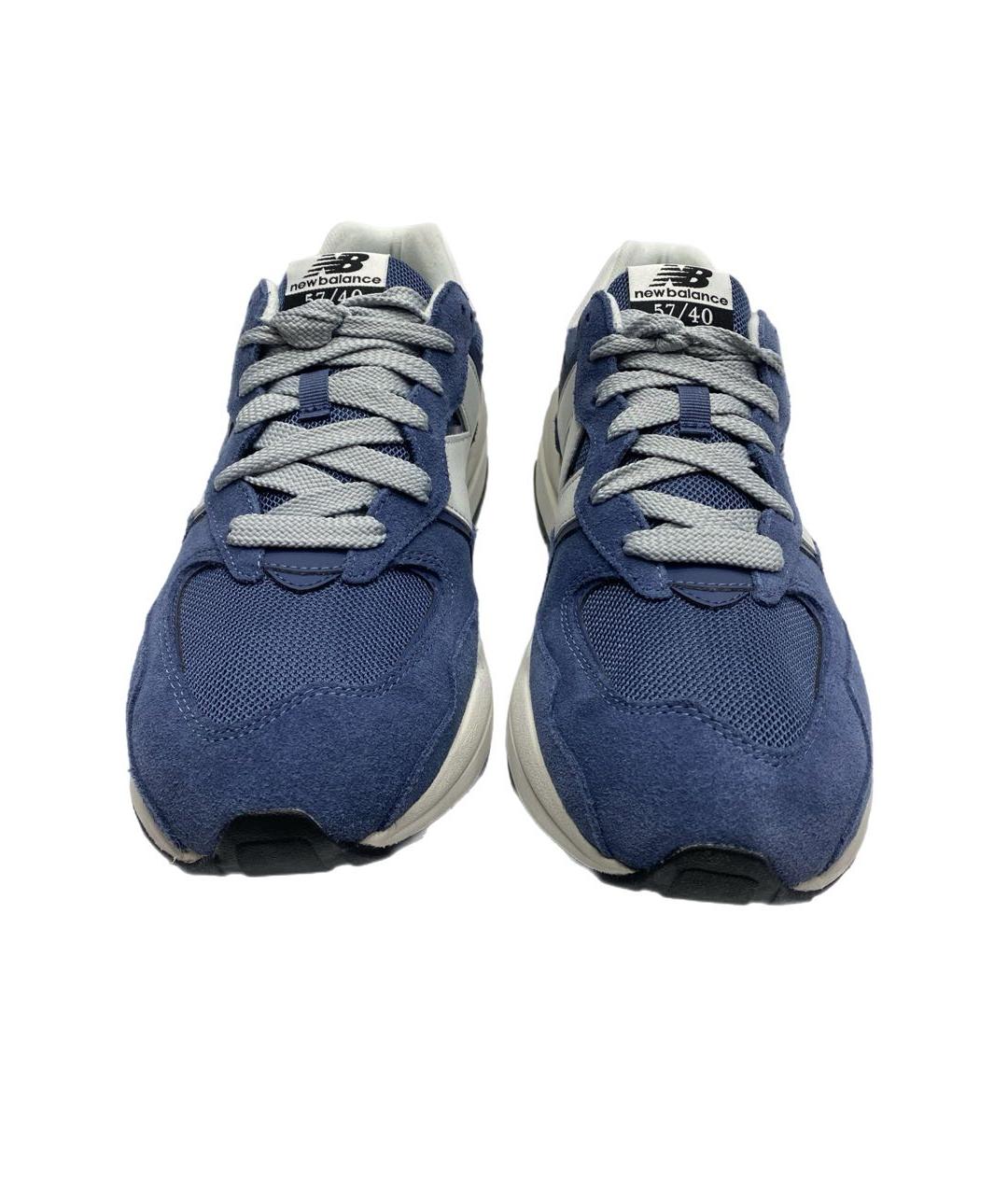 NEW BALANCE Голубые замшевые низкие кроссовки / кеды, фото 2