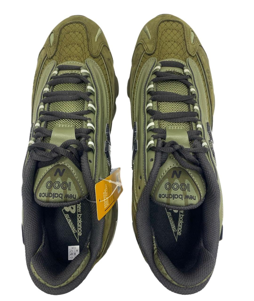 NEW BALANCE Хаки замшевые низкие кроссовки / кеды, фото 3