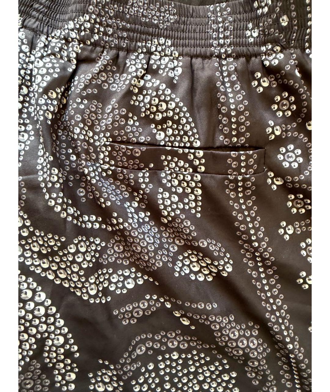 VERSACE Черные шелковые шорты, фото 6