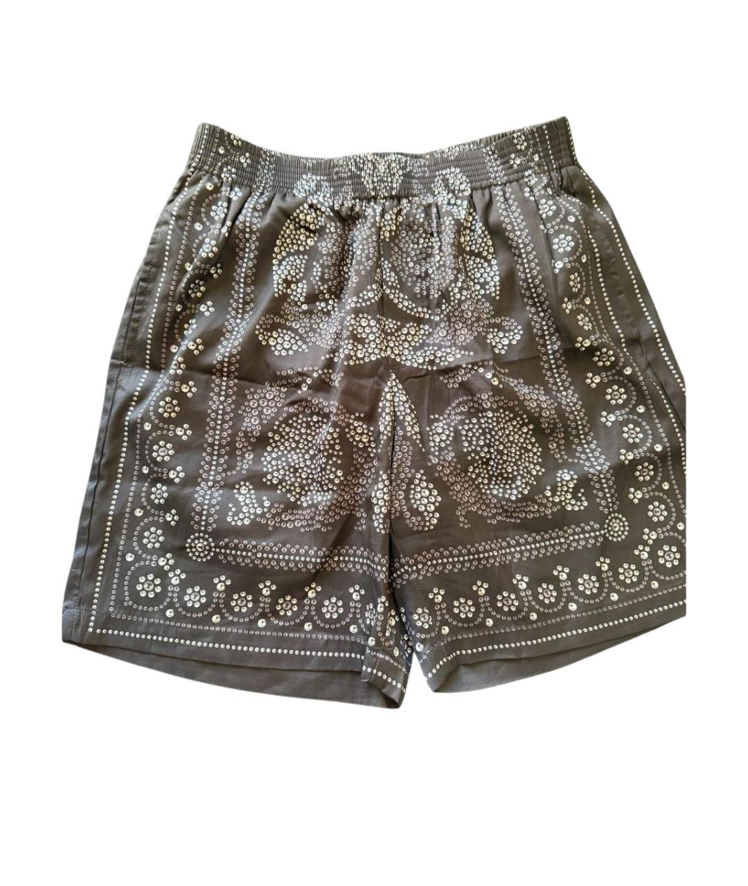 VERSACE Черные шелковые шорты, фото 1