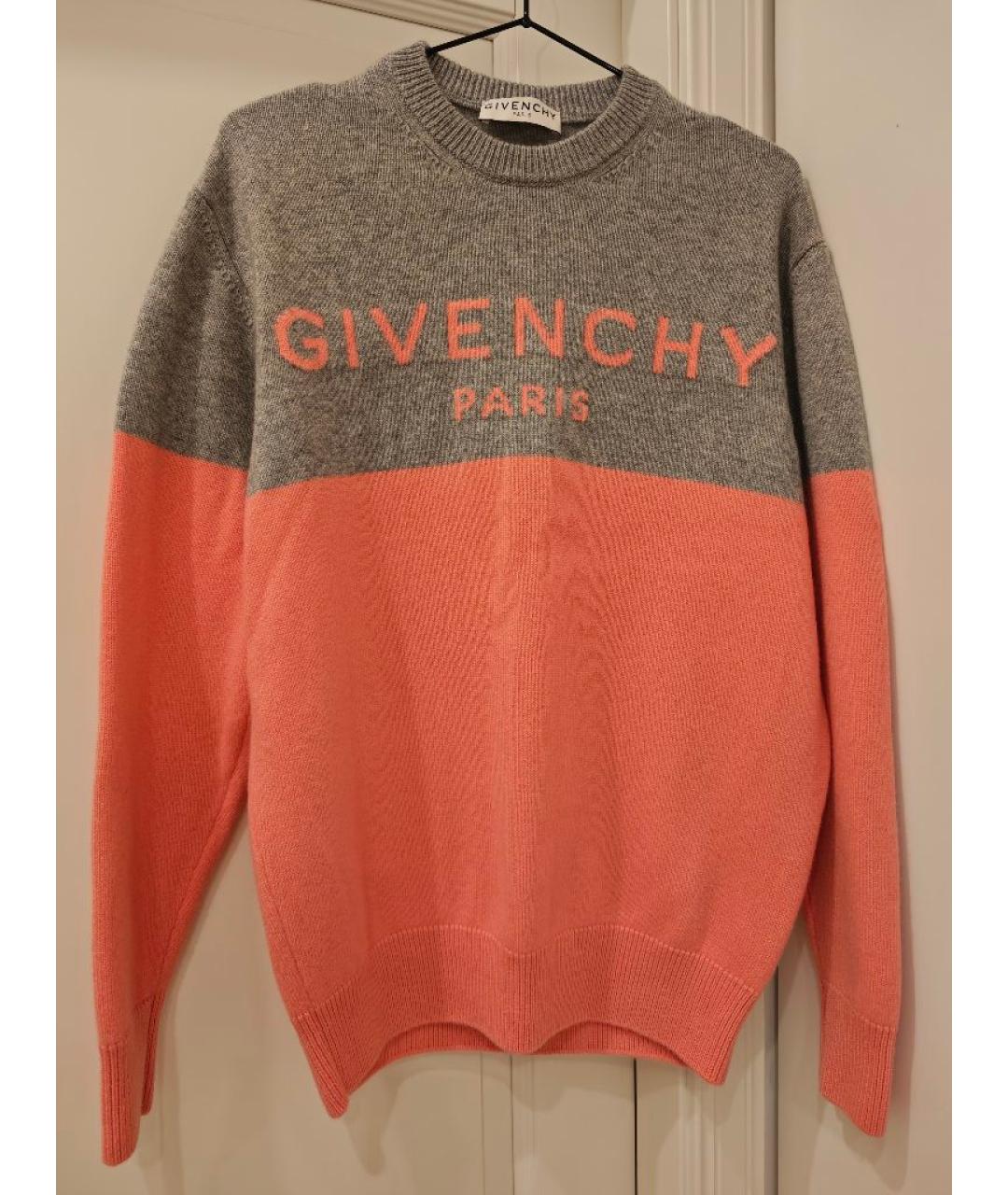 GIVENCHY Розовый кашемировый джемпер / свитер, фото 4