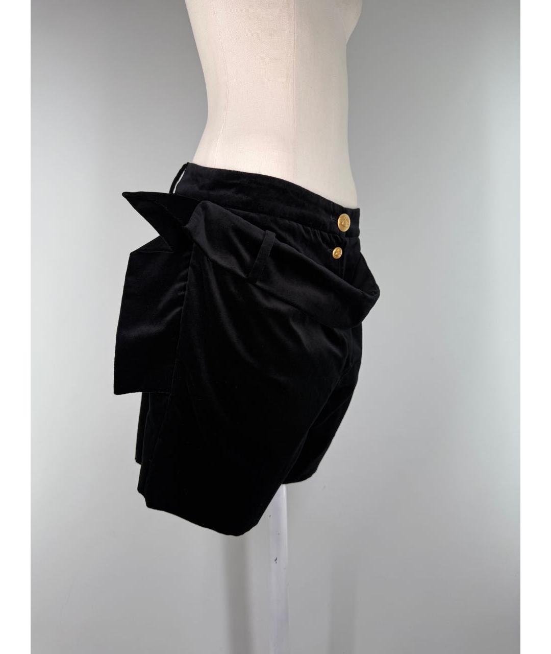 VIVIENNE WESTWOOD Черные хлопковые шорты, фото 3