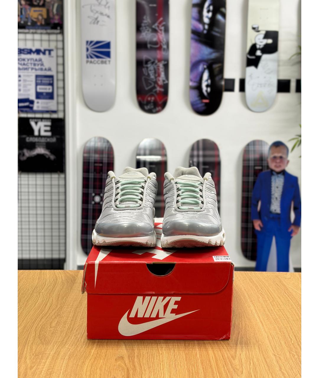 NIKE Серебряные кроссовки, фото 2