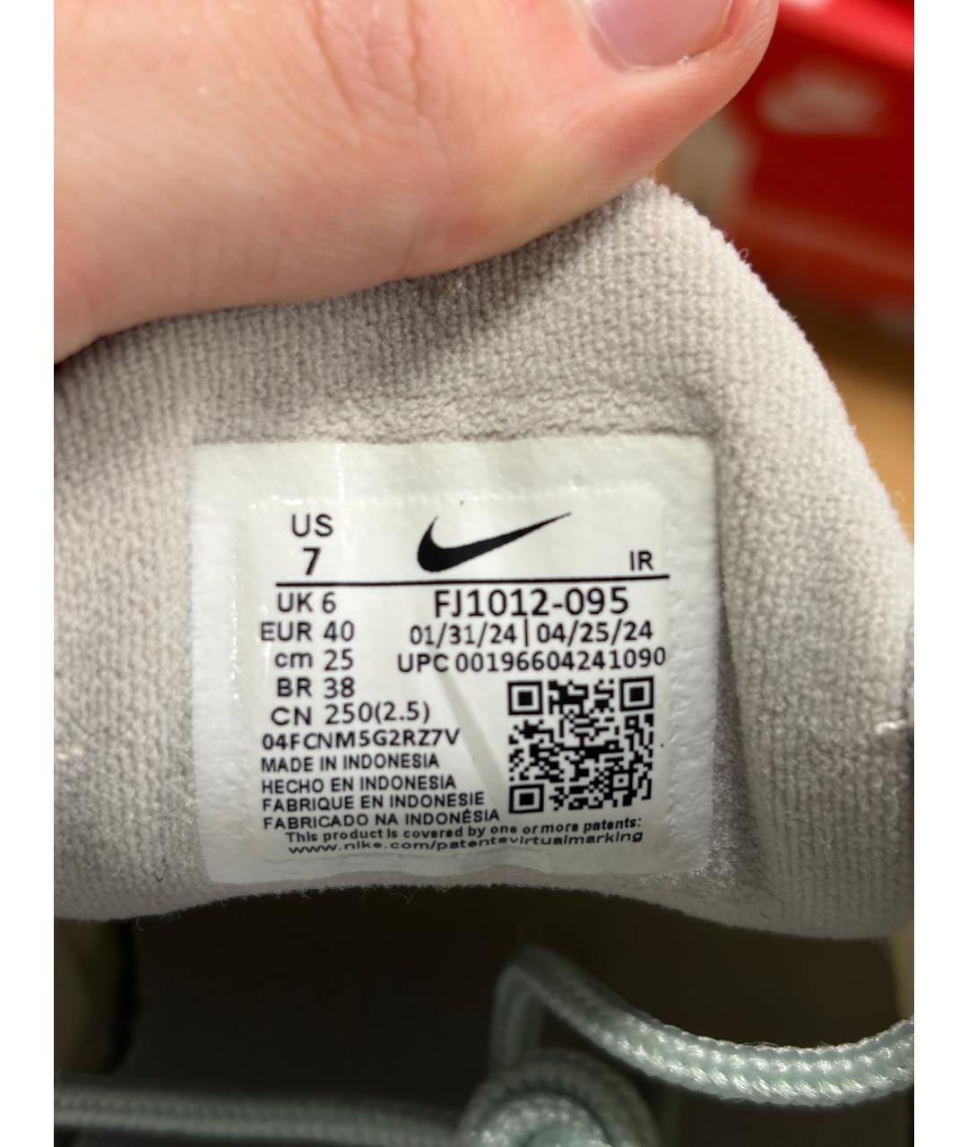 NIKE Серебряные кроссовки, фото 5