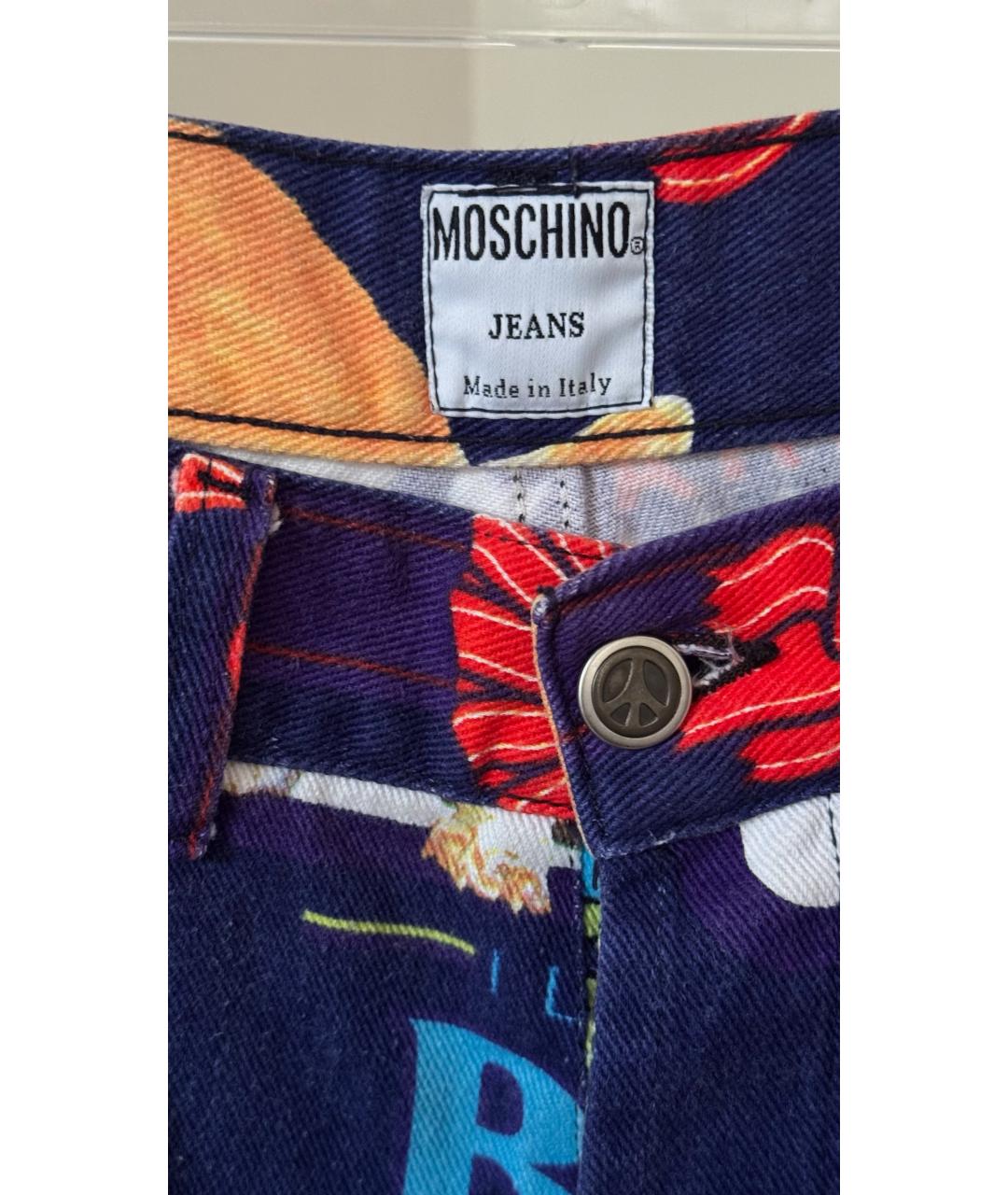 MOSCHINO Мульти прямые джинсы, фото 2