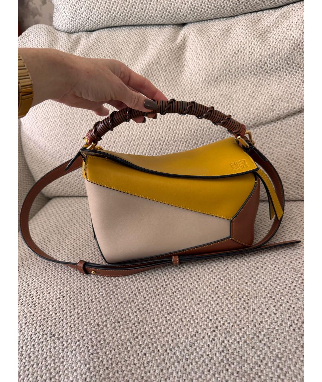 LOEWE Мульти кожаная сумка с короткими ручками, фото 6