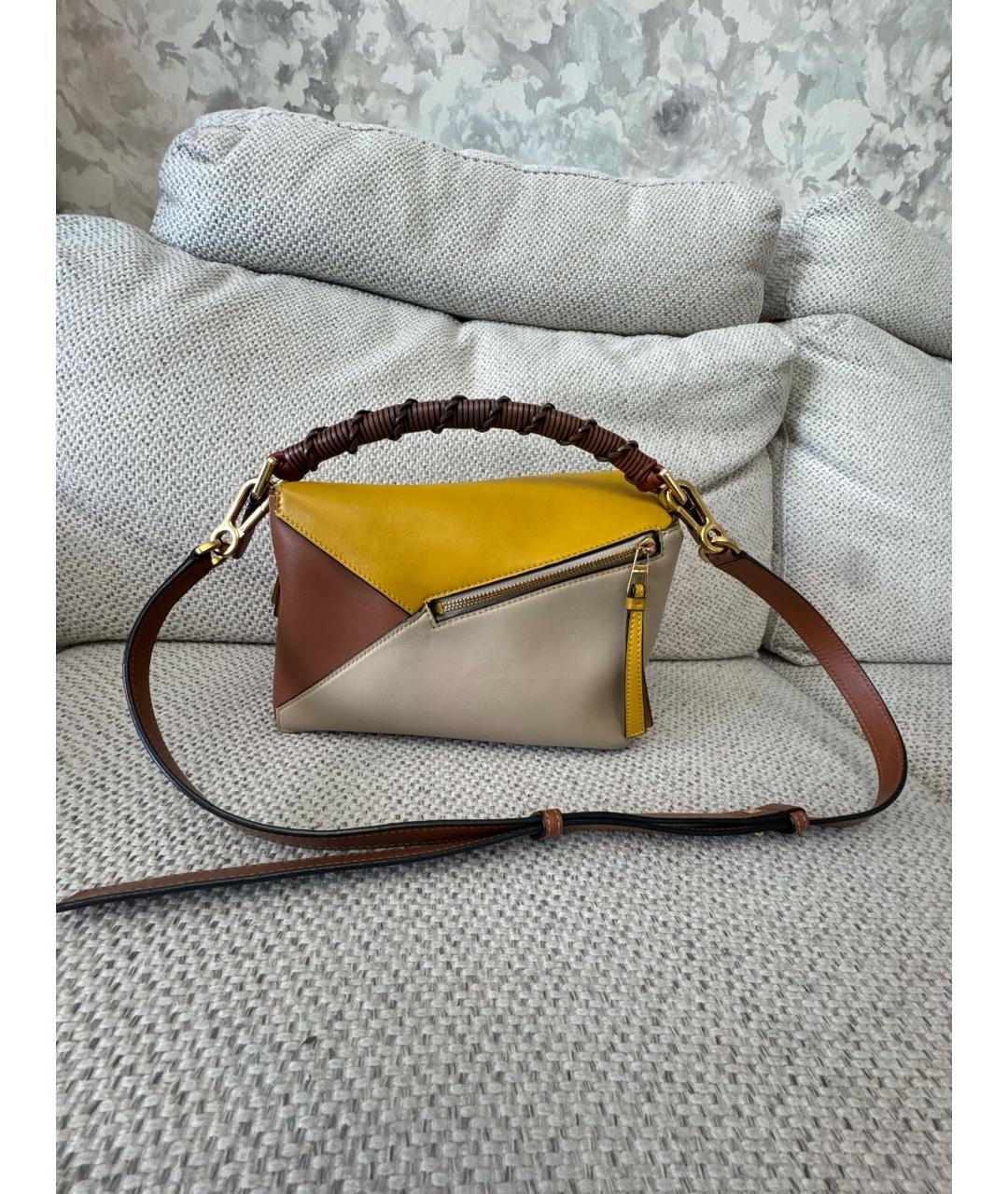 LOEWE Мульти кожаная сумка с короткими ручками, фото 3