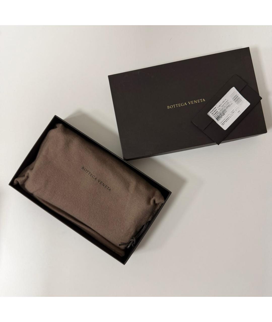BOTTEGA VENETA Оранжевый кошелек, фото 2