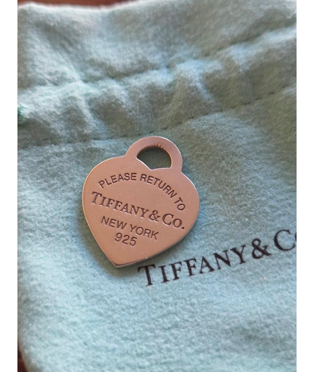 TIFFANY&CO Серебряный серебряный кулон, фото 4