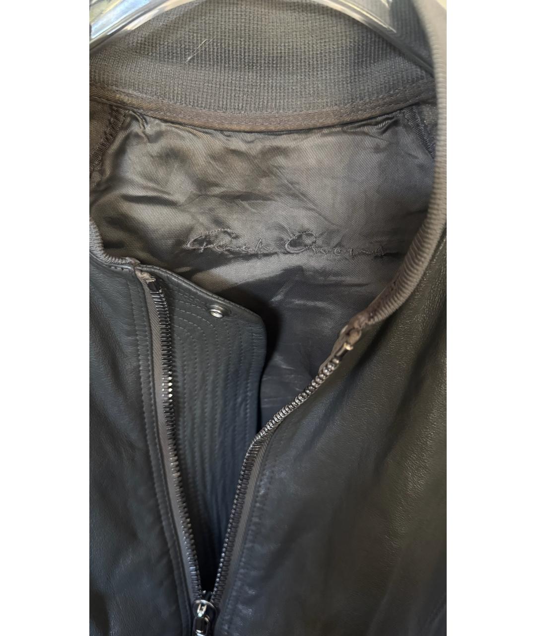 RICK OWENS Хаки куртка, фото 3
