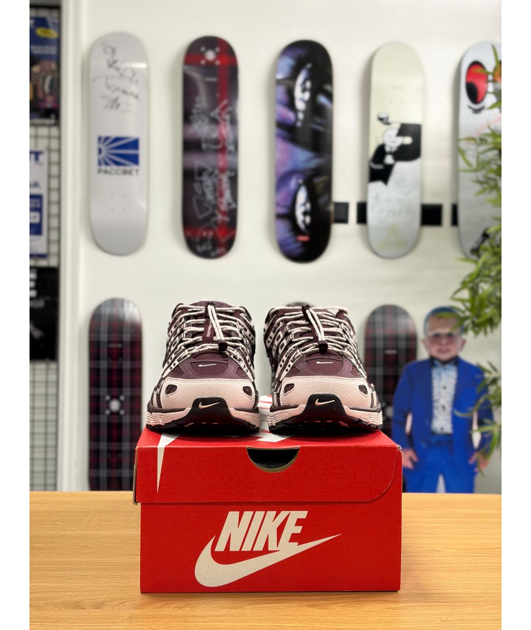 NIKE Бордовые кроссовки, фото 2