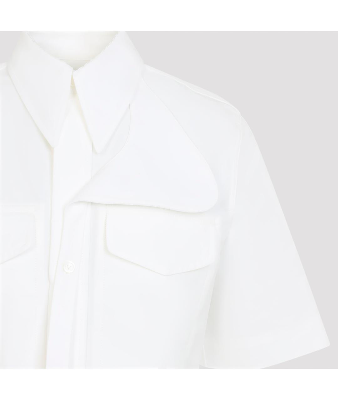 BOTTEGA VENETA Белая хлопковая рубашка, фото 3
