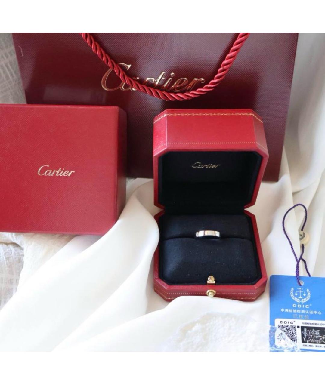 CARTIER Серебряное кольцо из белого золота, фото 5