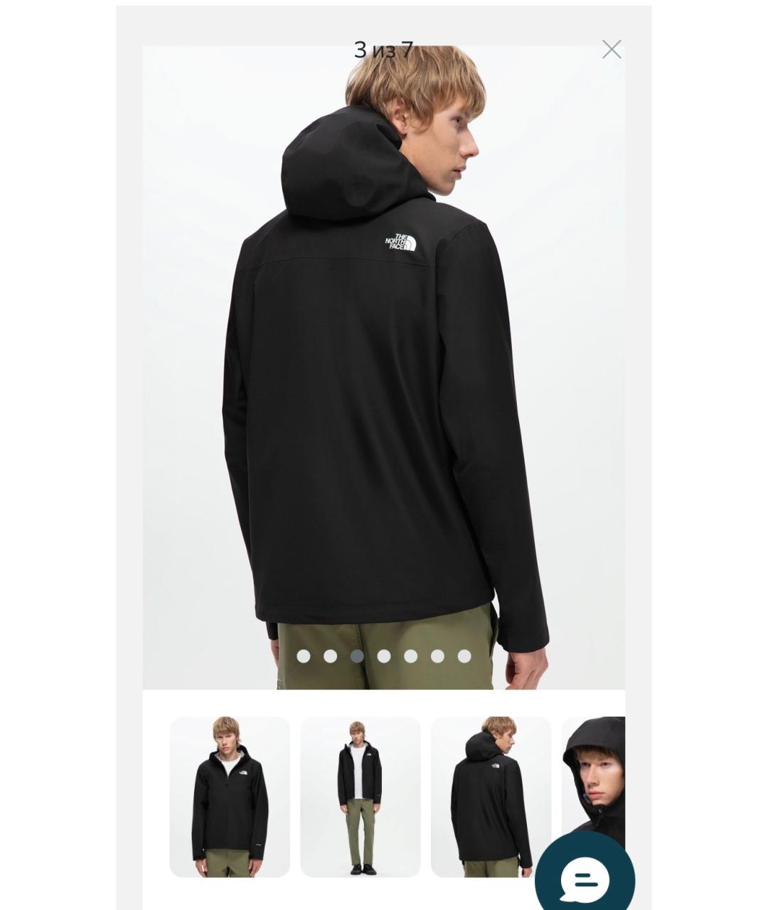 THE NORTH FACE Черная нейлоновая куртка, фото 8