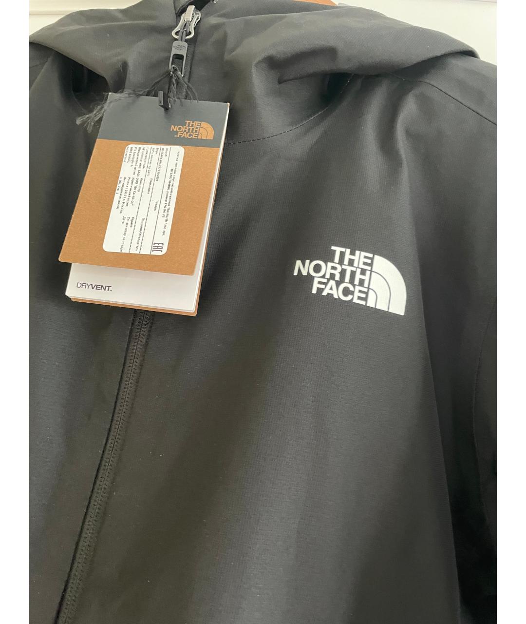 THE NORTH FACE Черная нейлоновая куртка, фото 3
