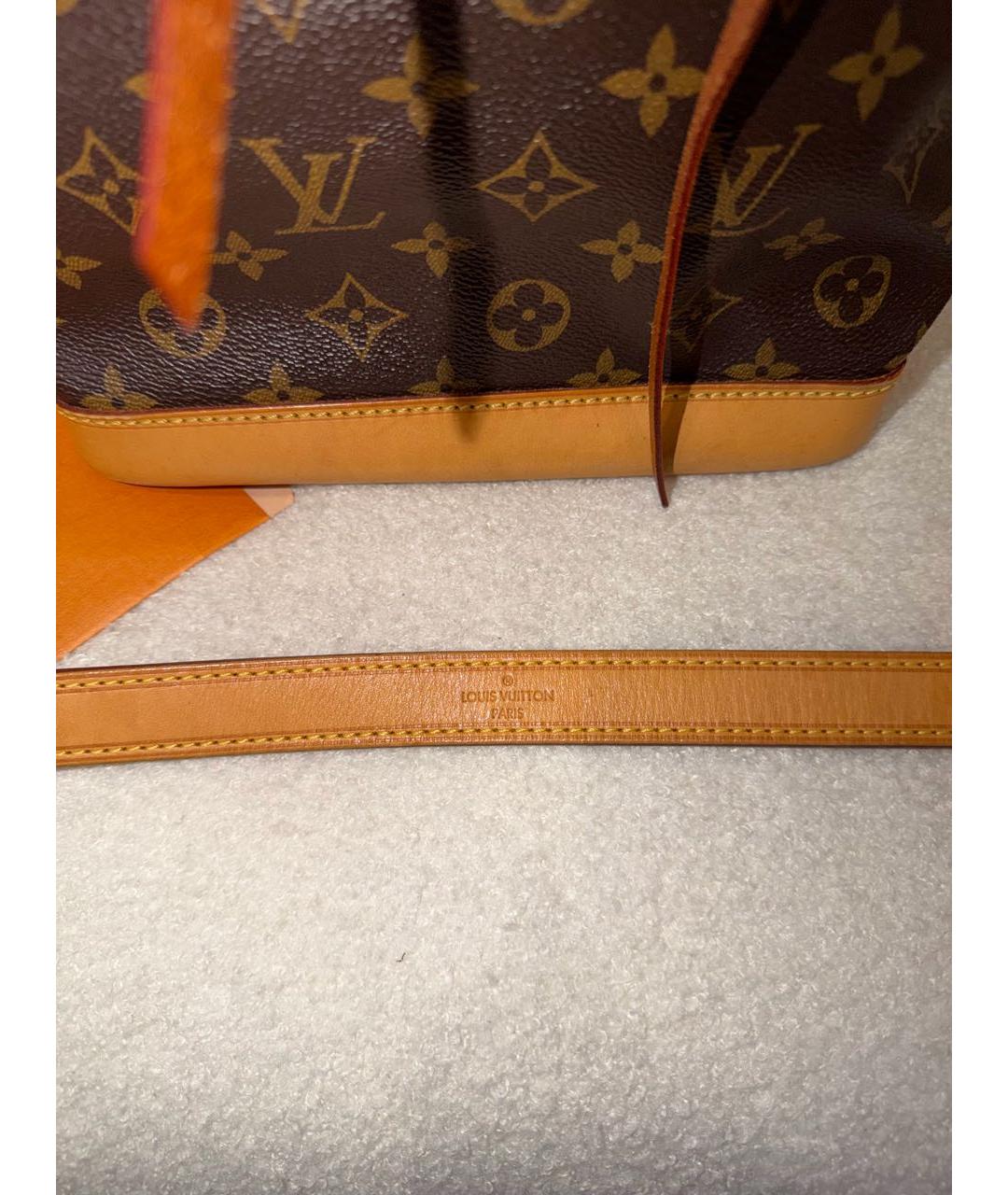 LOUIS VUITTON Коричневая сумка через плечо из канвы, фото 8