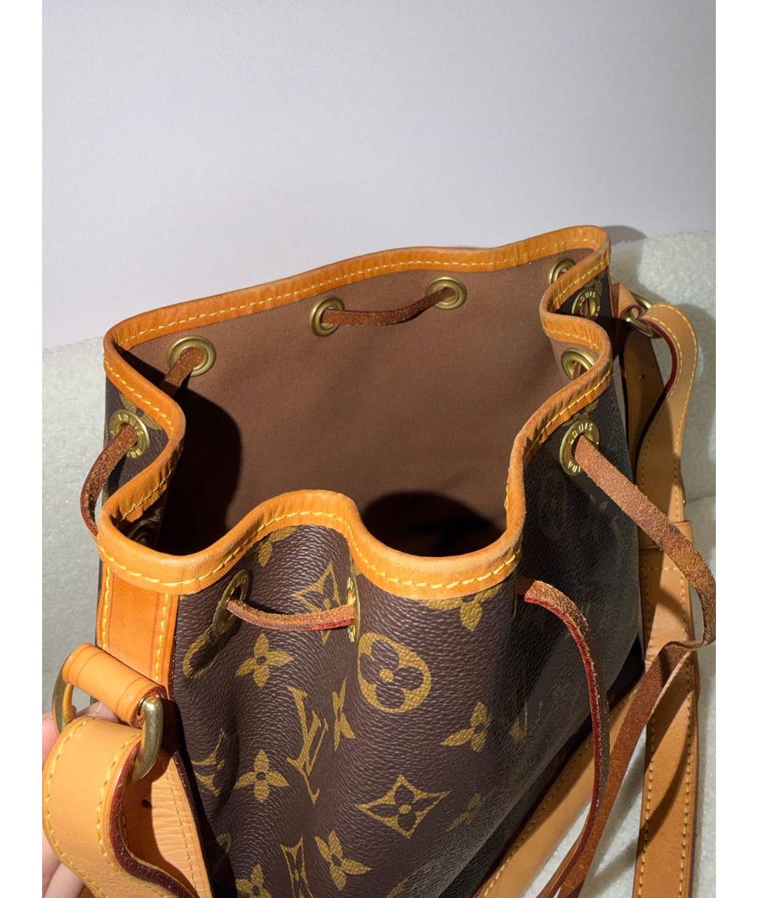 LOUIS VUITTON Коричневая сумка через плечо из канвы, фото 7