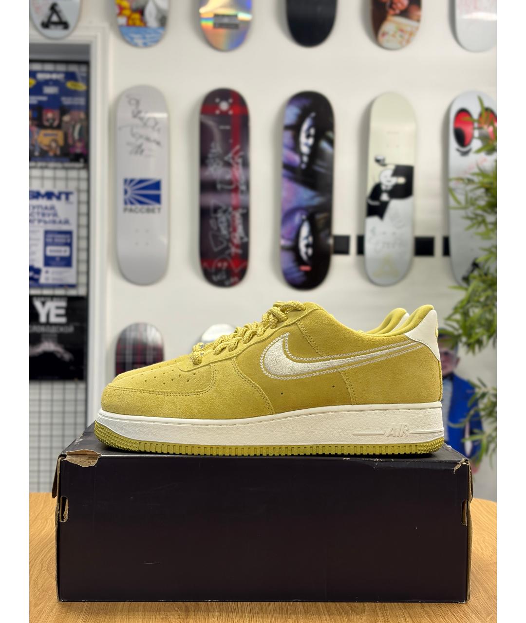 NIKE Горчичные низкие кроссовки / кеды, фото 6
