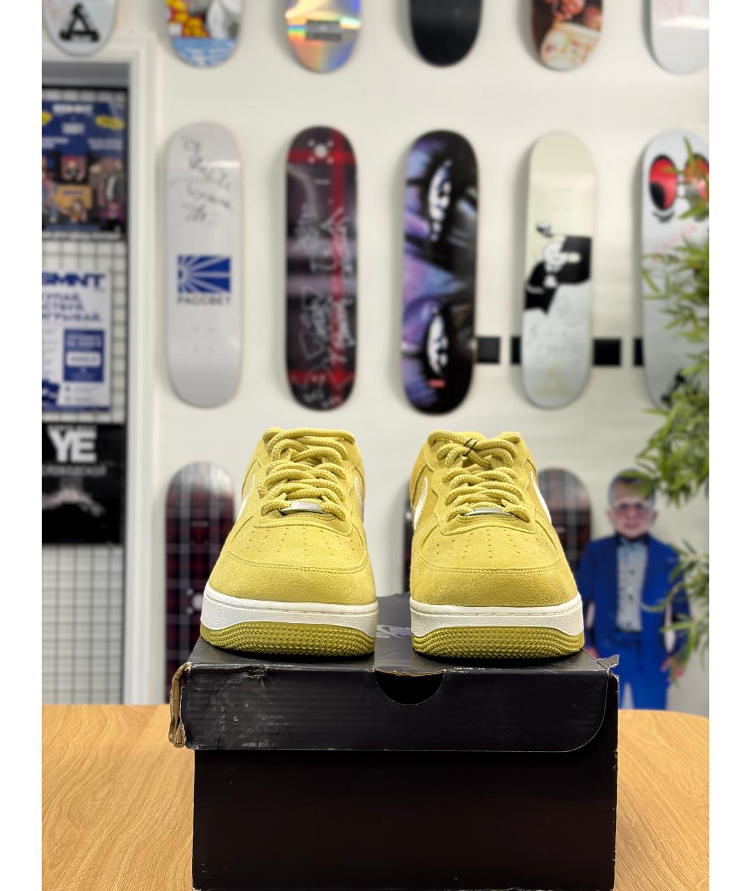 NIKE Горчичные низкие кроссовки / кеды, фото 2