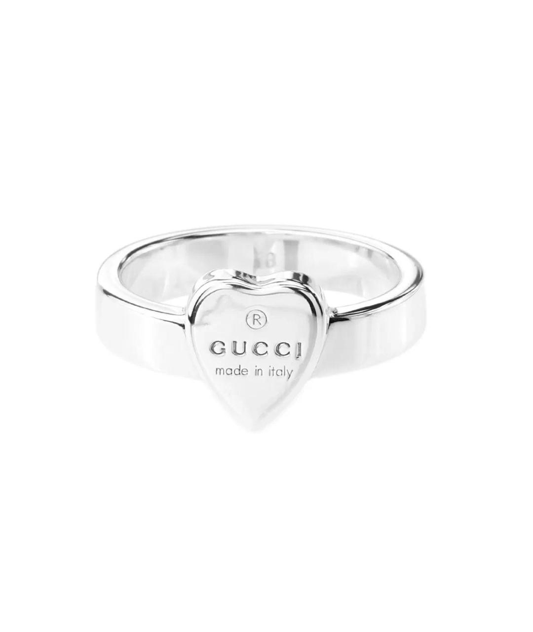 GUCCI Серебряное серебряное кольцо, фото 1