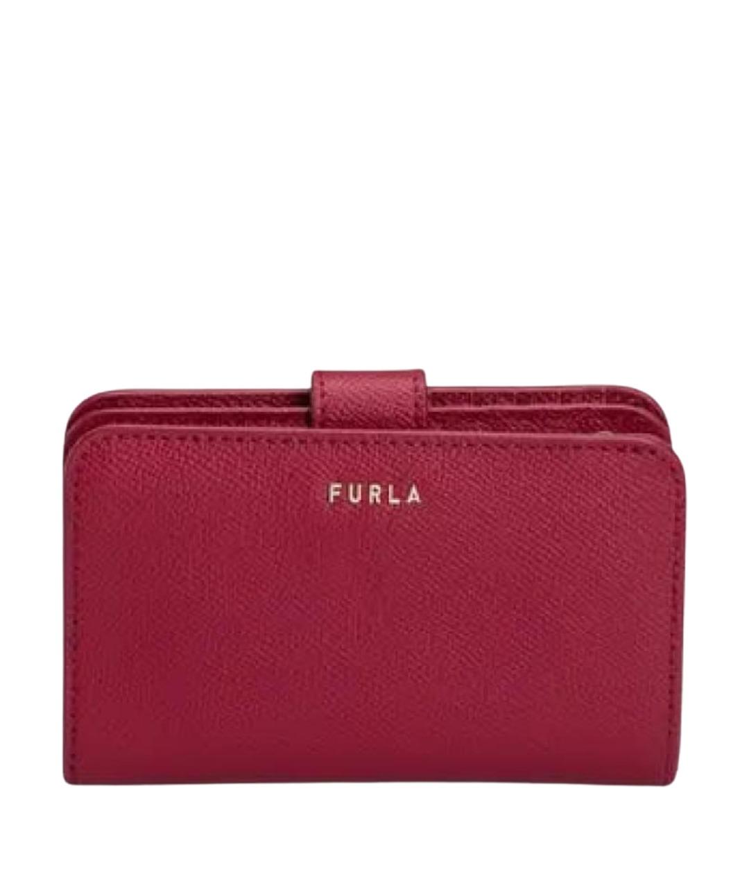 FURLA Красный кожаный кошелек, фото 1