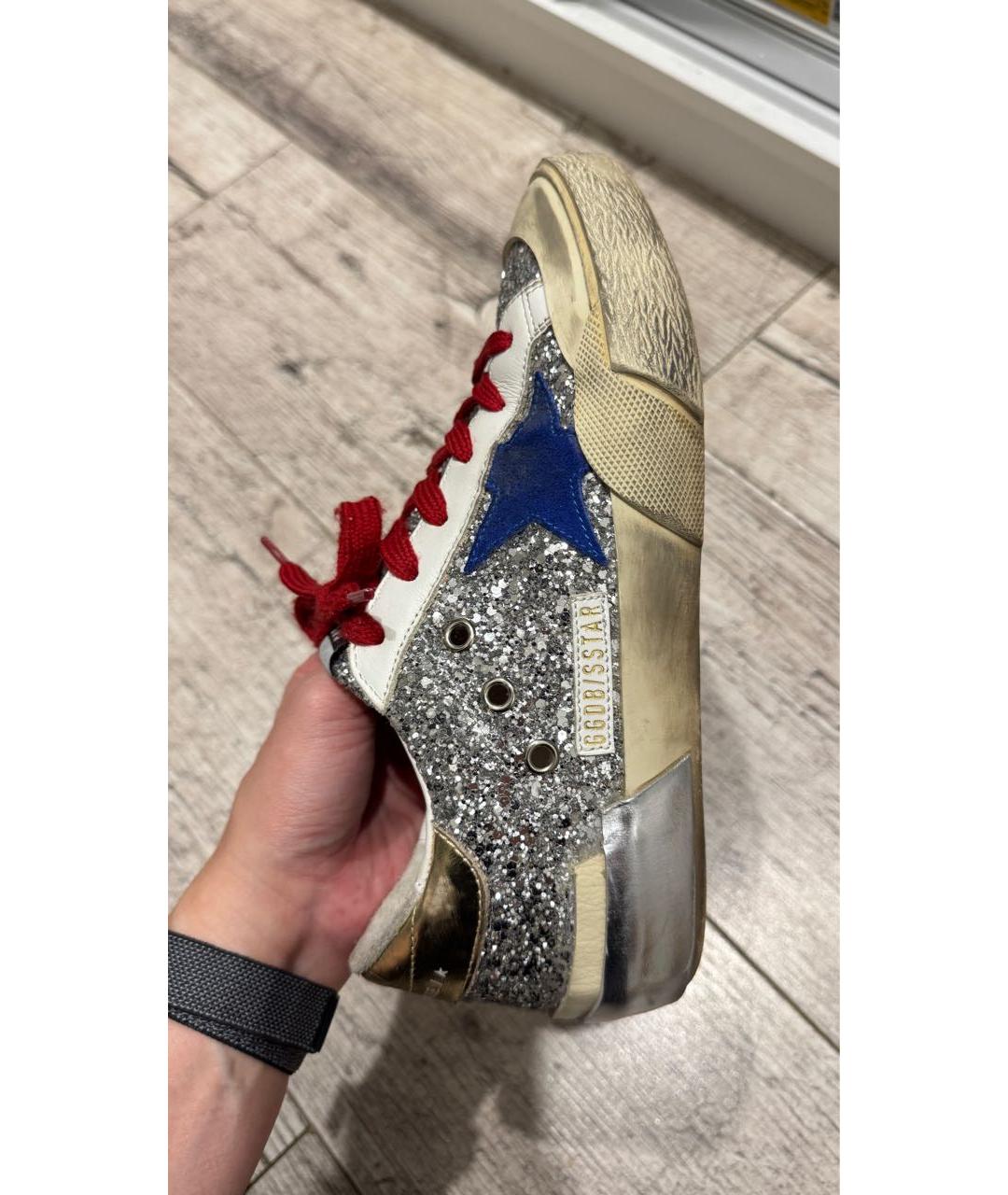 GOLDEN GOOSE Мульти кожаные кеды, фото 7