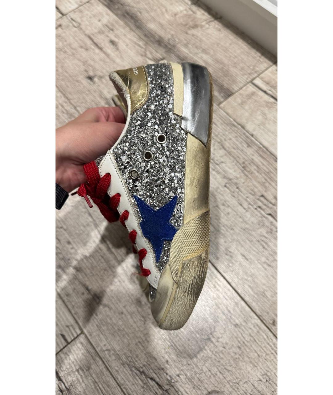GOLDEN GOOSE Мульти кожаные кеды, фото 8