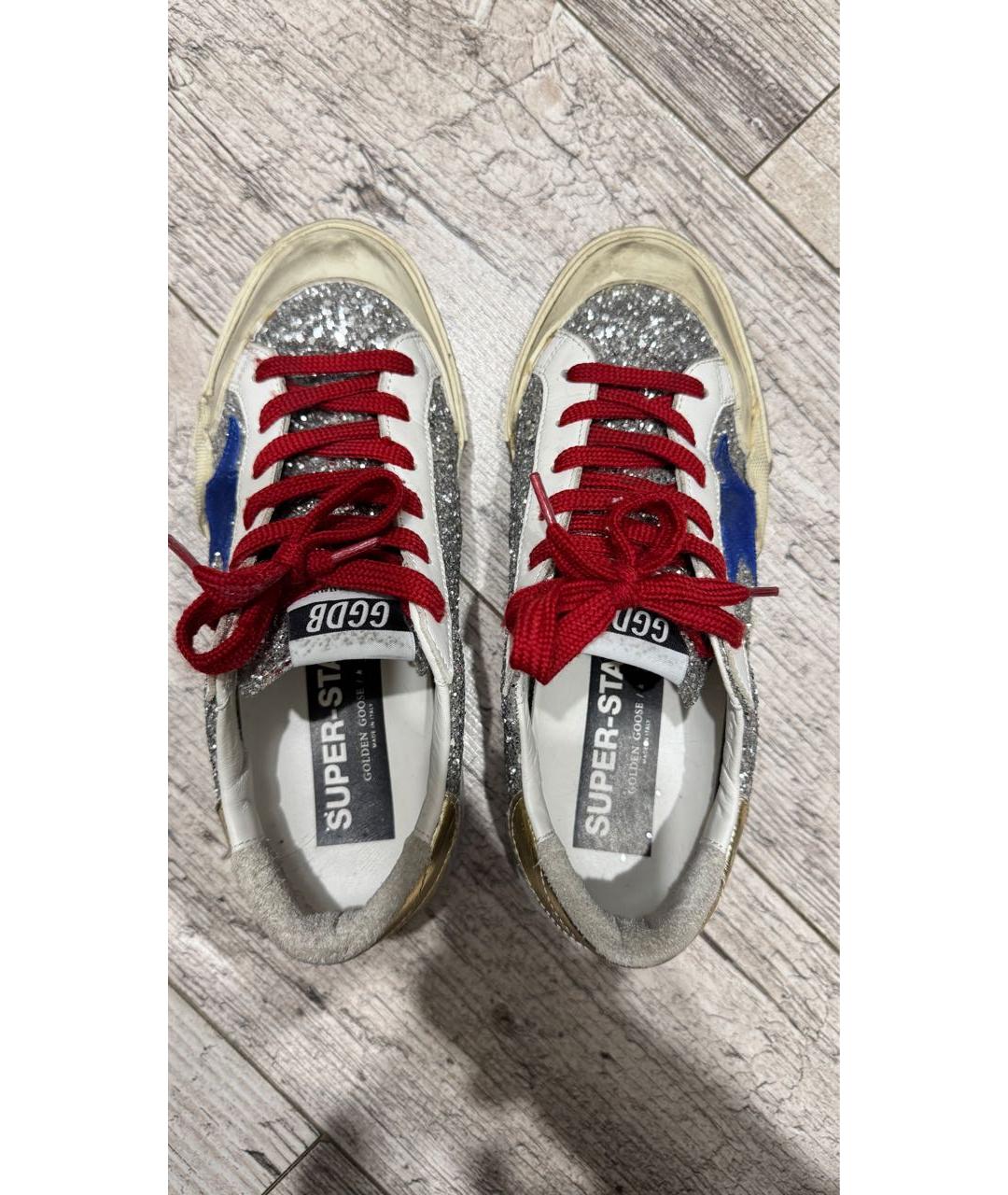 GOLDEN GOOSE Мульти кожаные кеды, фото 3