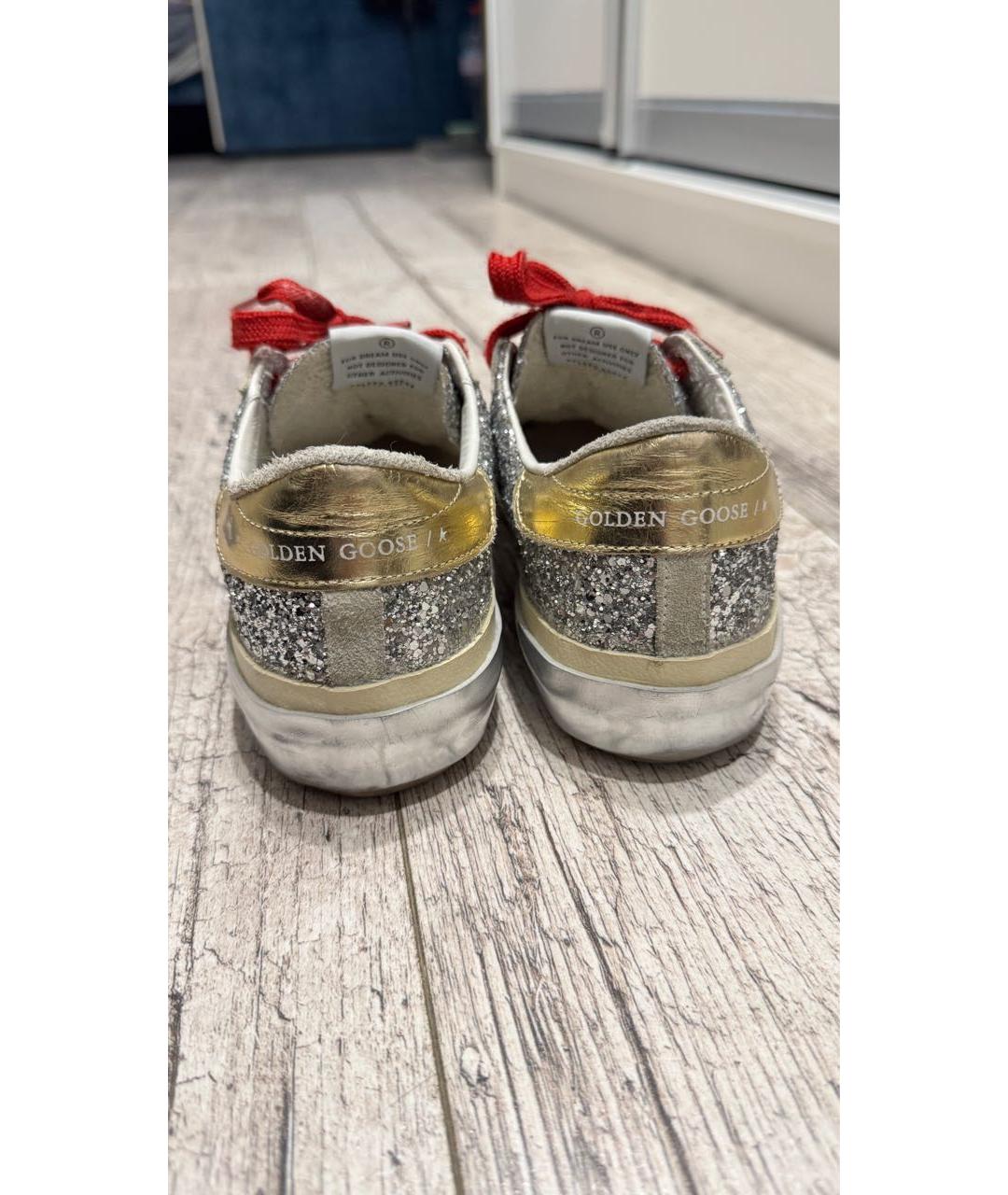 GOLDEN GOOSE Мульти кожаные кеды, фото 4