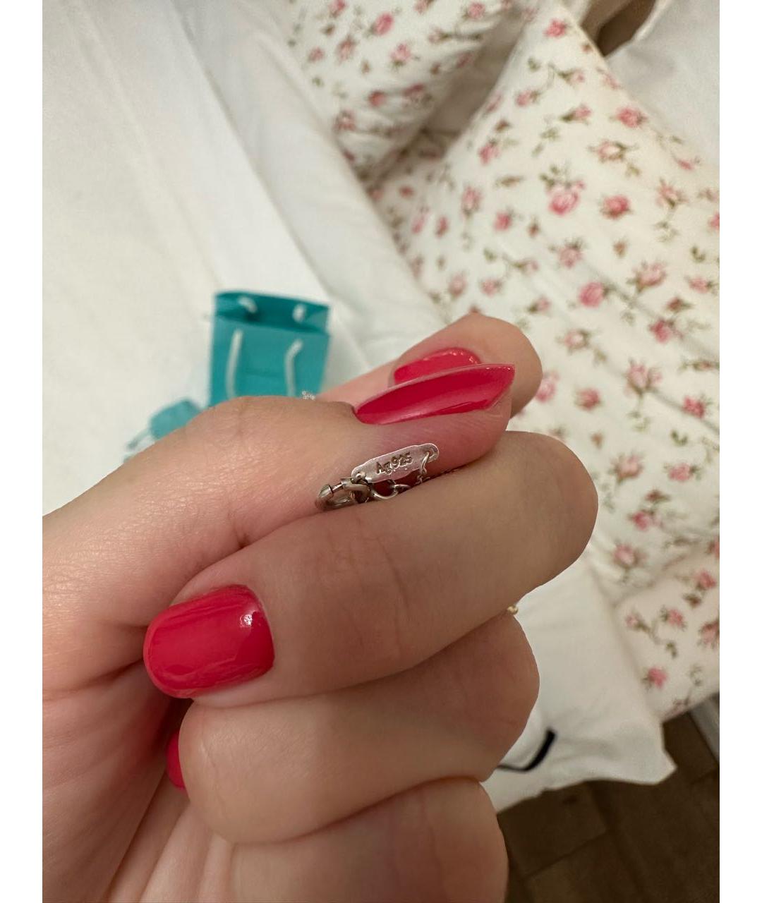 TIFFANY&CO Серебряная серебряная цепочка, фото 4