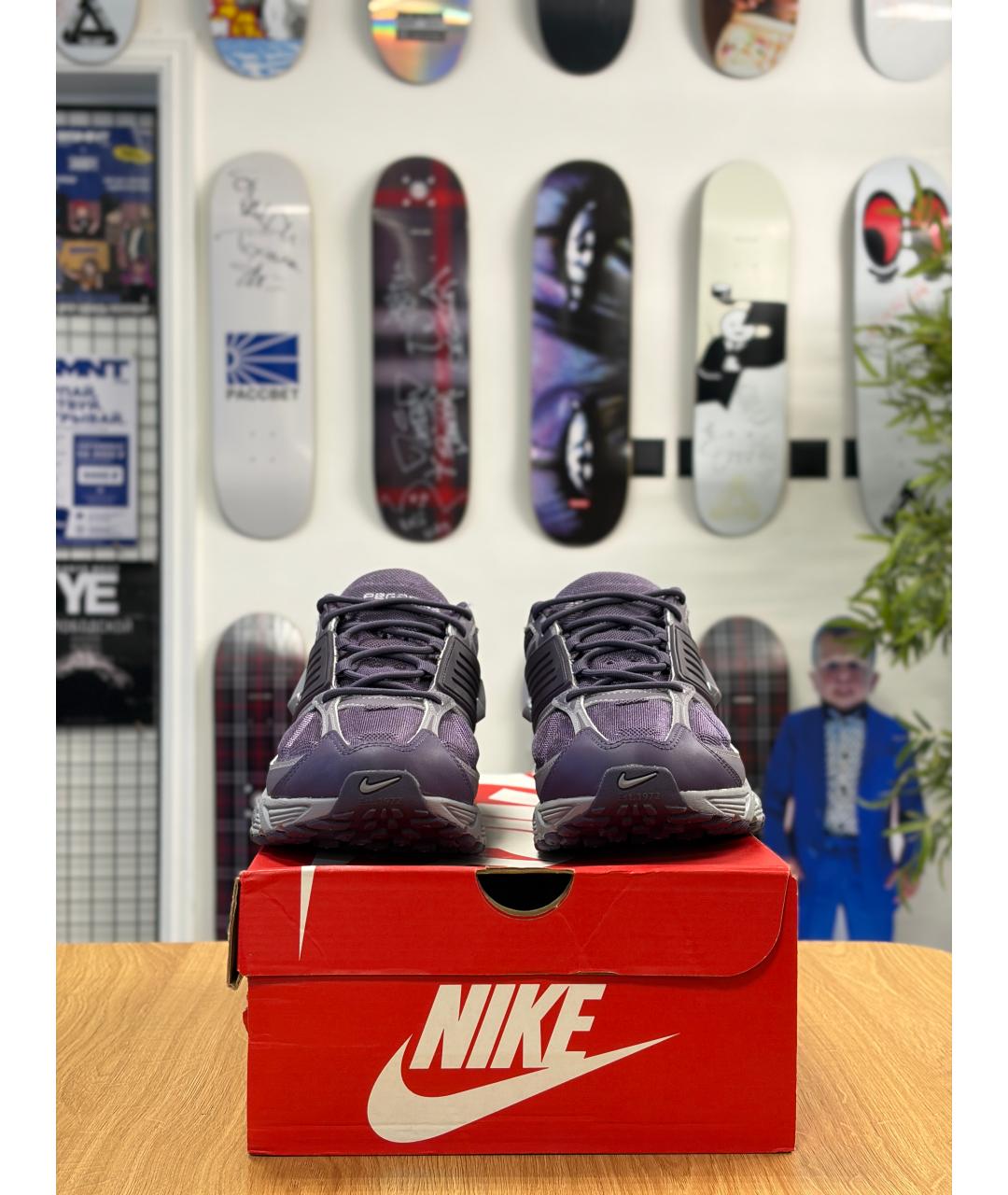 NIKE Фиолетовые низкие кроссовки / кеды, фото 2